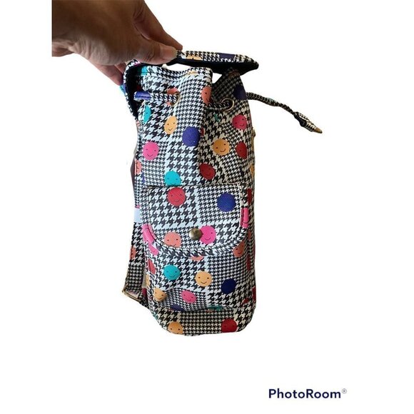 Brand NEW 𝅺Kid's Emoji-Print & Faux Fur Pom-Pom Backpack - Picture 5 of 5